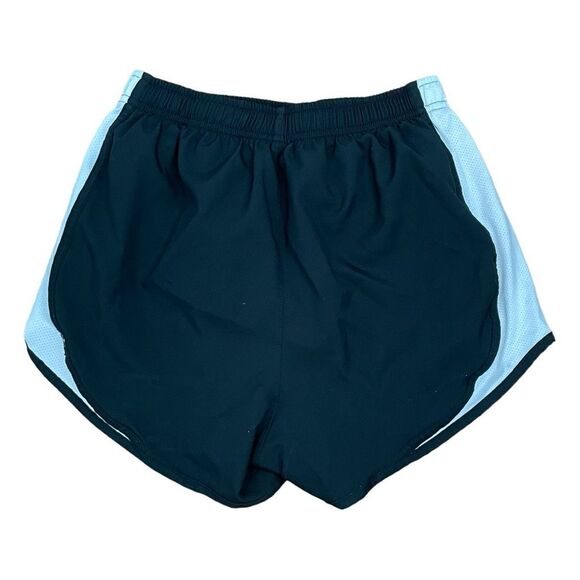 Nike DRI-Fit Tempo Brief Running Shorts Black White Lined Athletic Red Paw Print - Picture 2 of 3